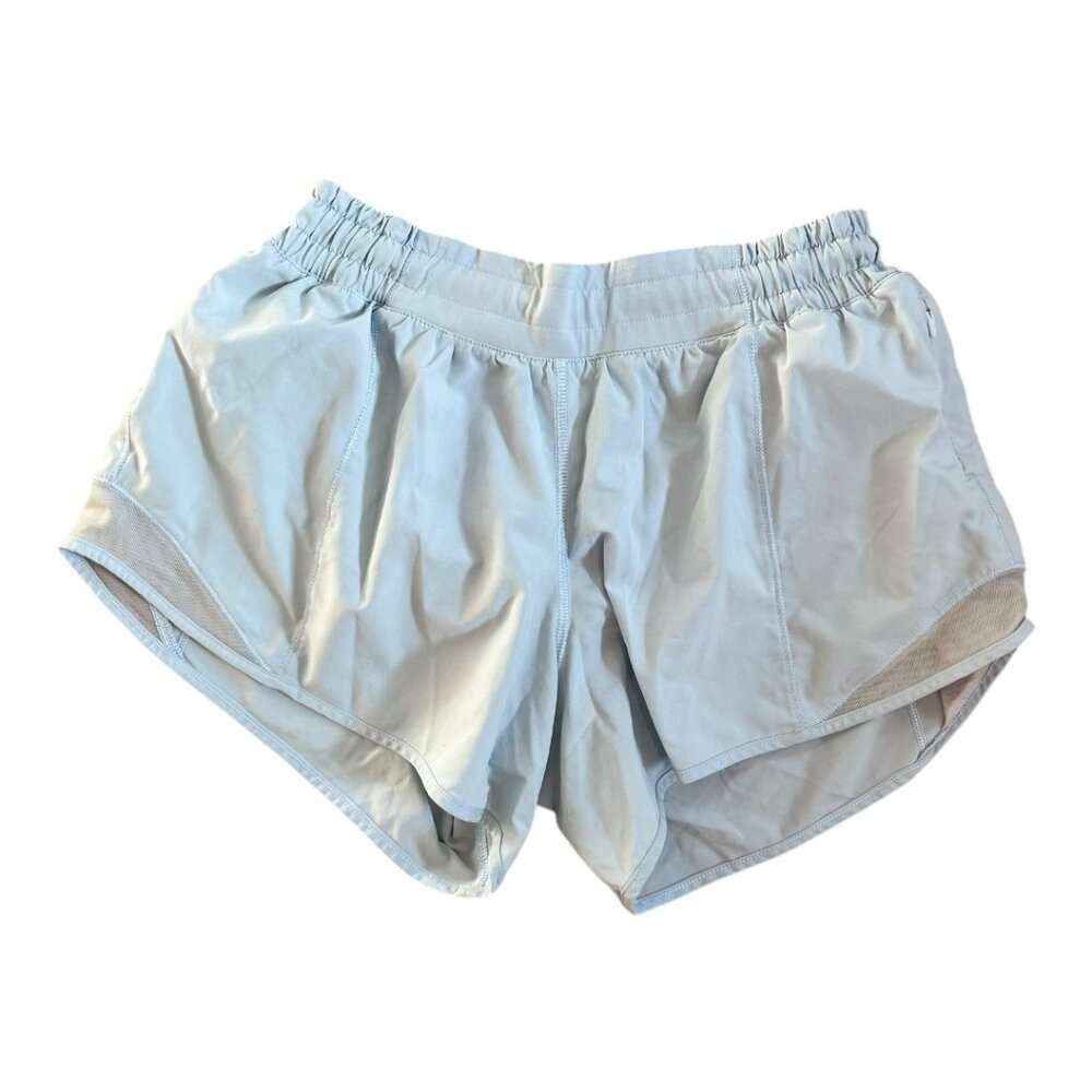 Lululemon Hotty Hot Low-Rise Lined Shorts – Light Blue, Size 6